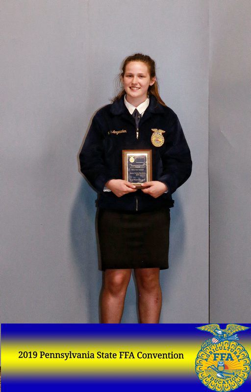 Dairy Showmanship - First Place